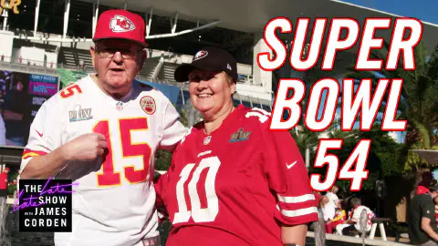James Corden's Parents Crash Super Bowl LIV